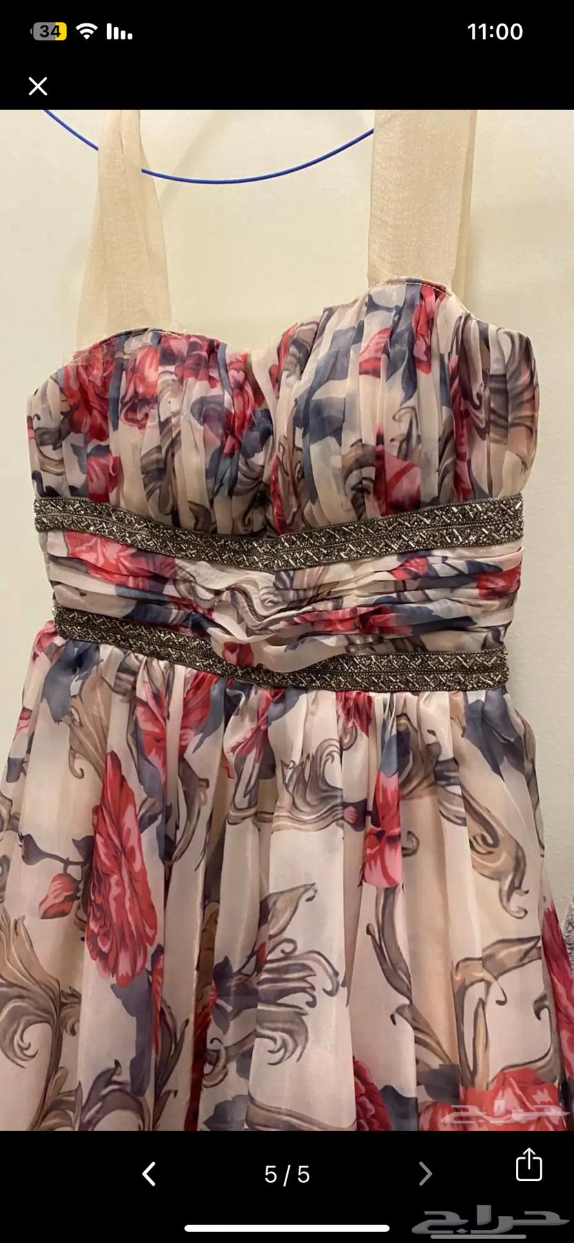 فستان من موقع بارلينا لبس كم ساعه فقط63175020404098112