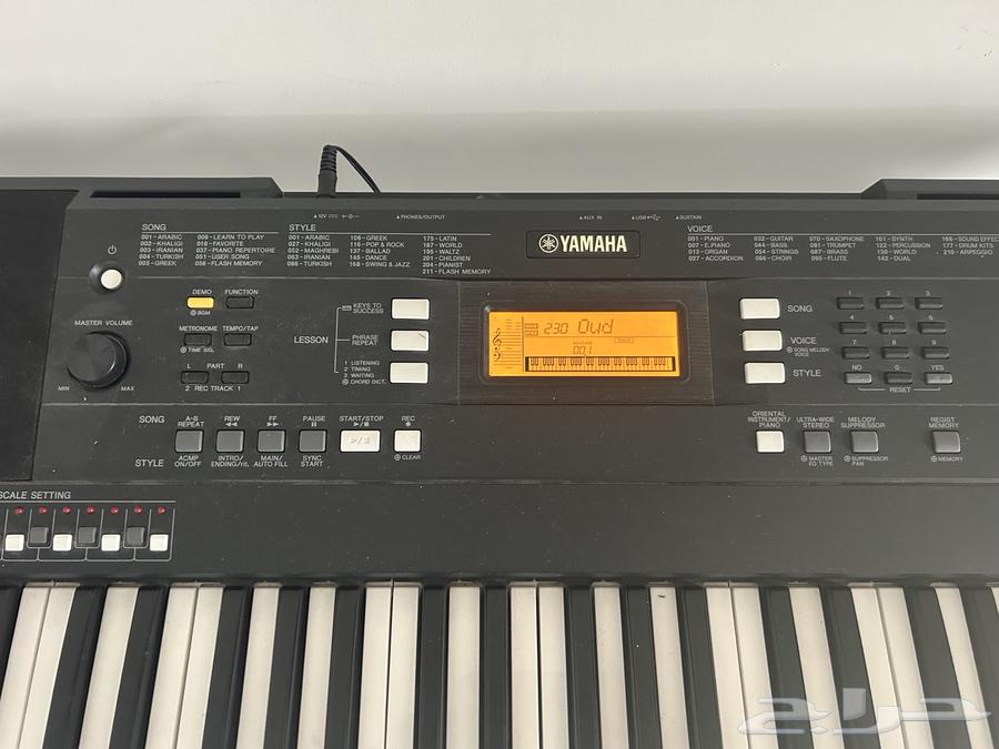 Yamaha Oriental Keyboard A350 from BSR - Black63175047716099113