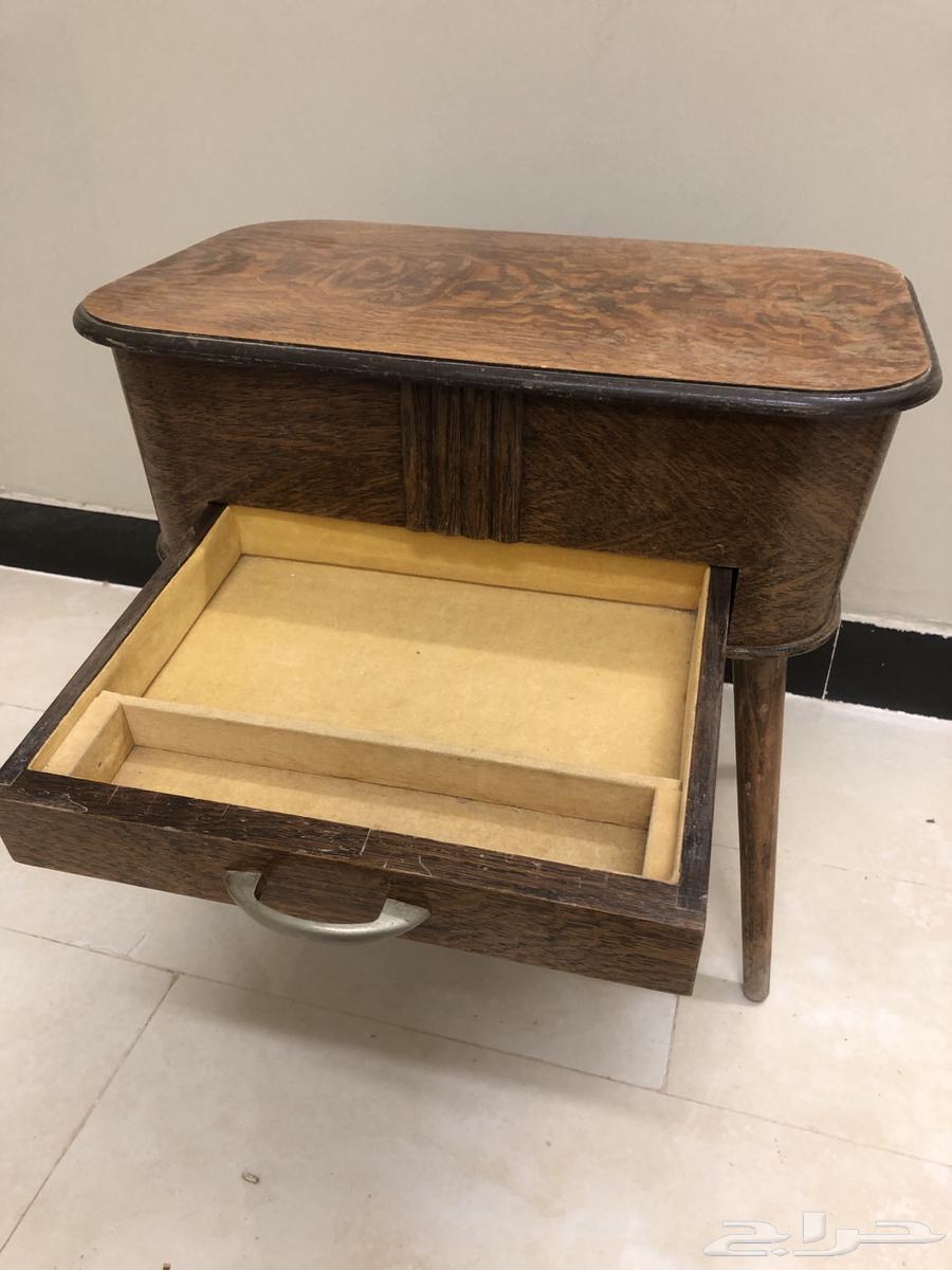 (Sold) Antique oak wood sewing drawer box63172406587137112