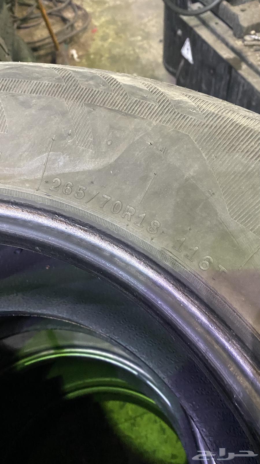 Tires size 18 265 70 size 18 year 202363253533857410113