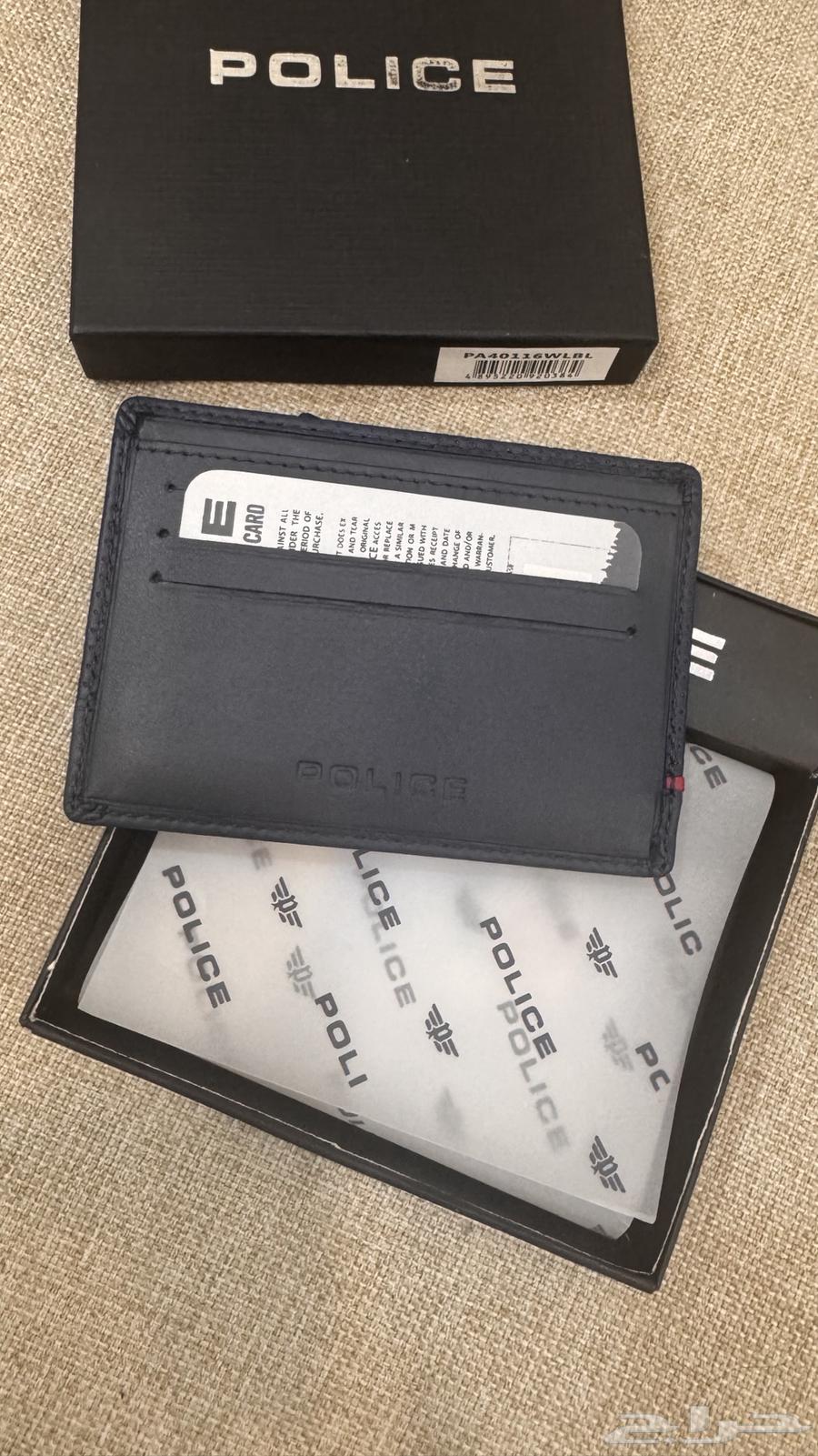 Men's original Police brand wallet (book)63170146426881112