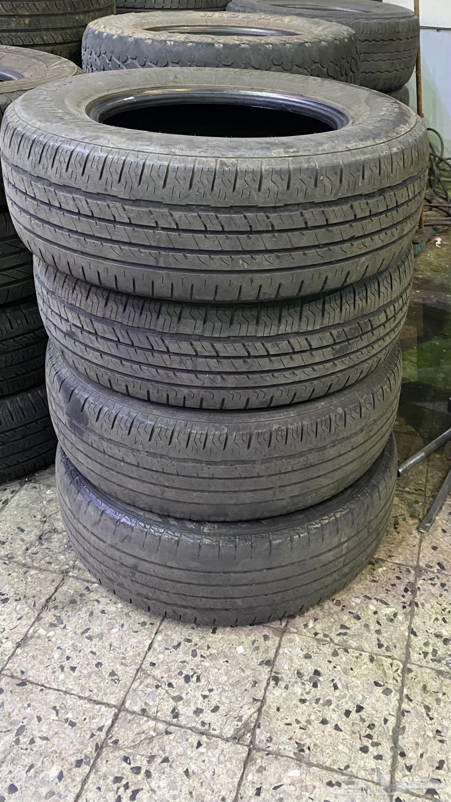 Tires size 18 265 70 size 18 year 202363253533857410111