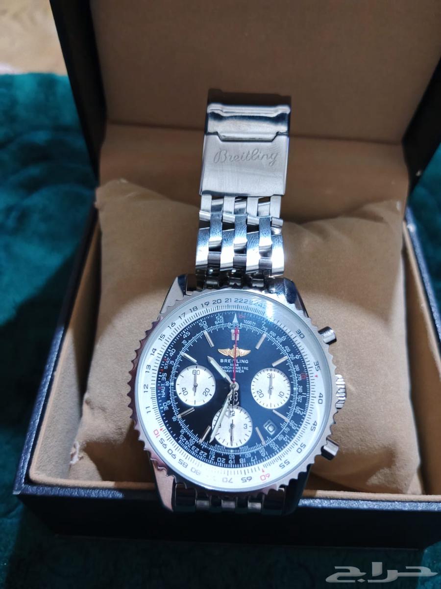 ساعة يد Breitling Navitimer 46mm Black Steel63168722976642111