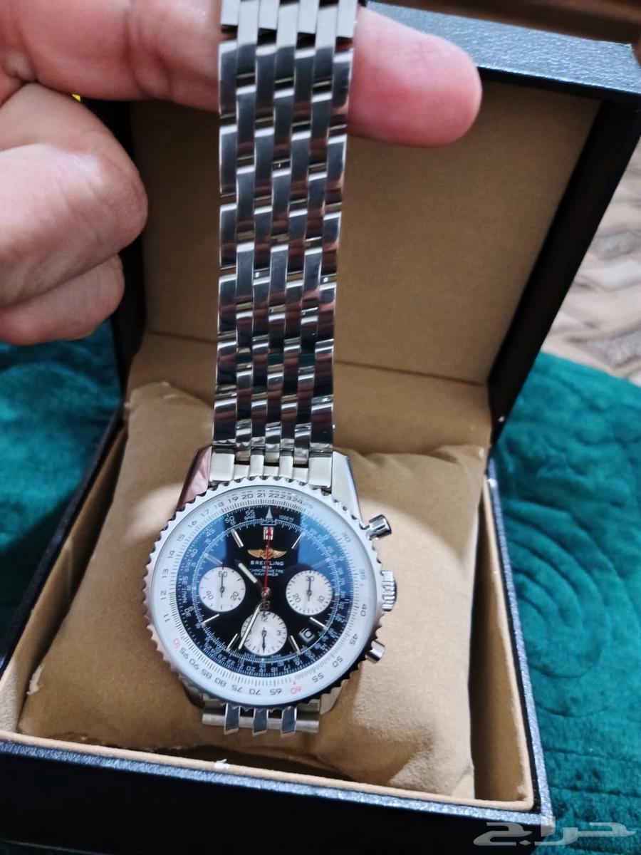 ساعة يد Breitling Navitimer 46mm Black Steel63168722976642113