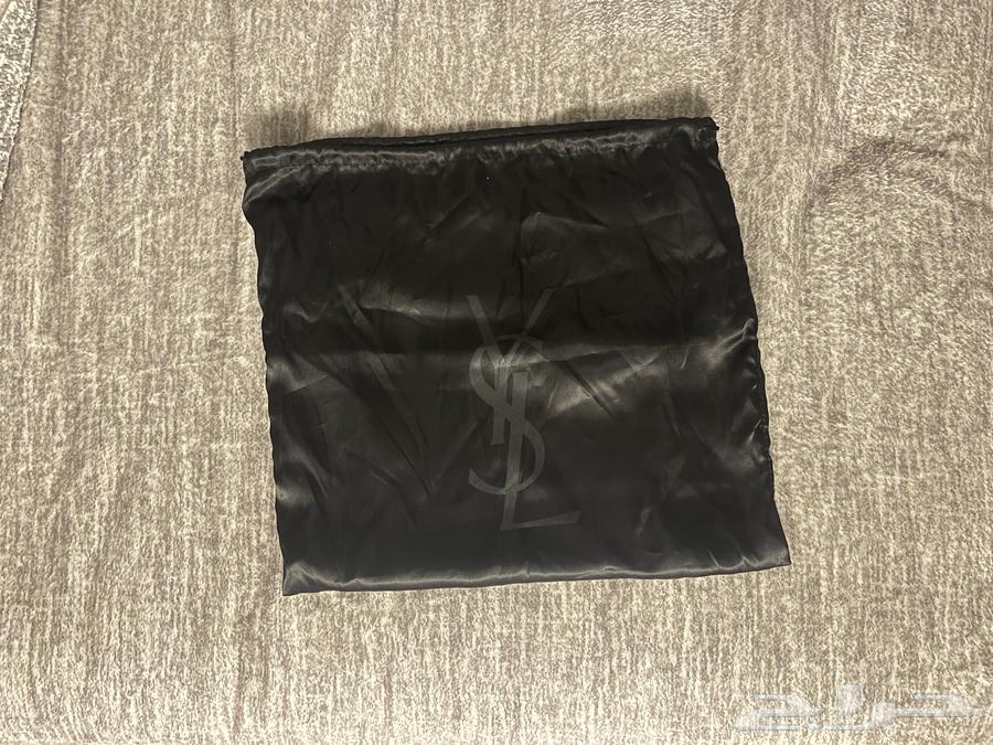 شنطة كلاتش جلد اسود من YSL اصلية63169675617155112