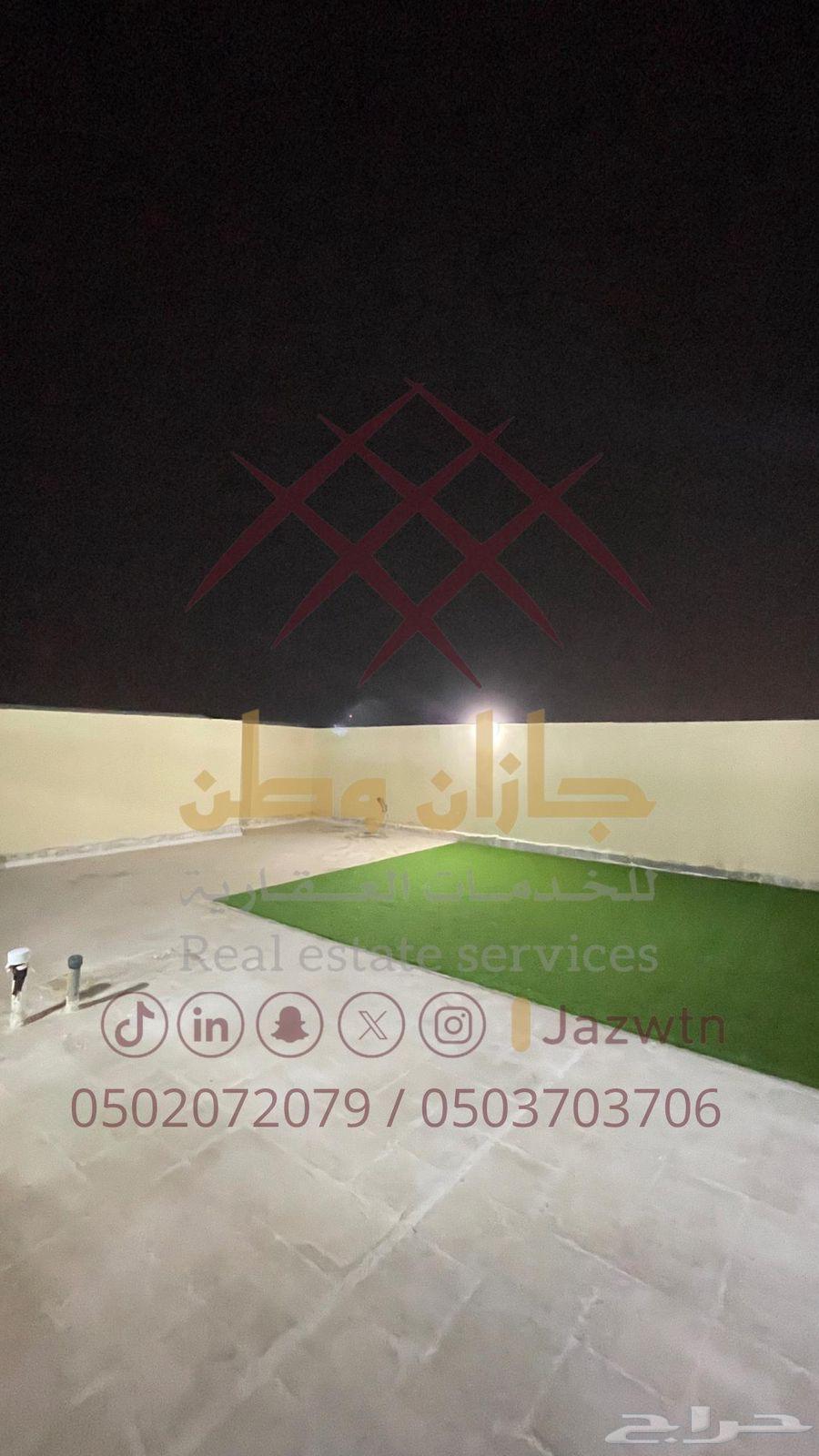 For rent: a two-story villa with 7 rooms in plot 8, Jizan city63016509213826111