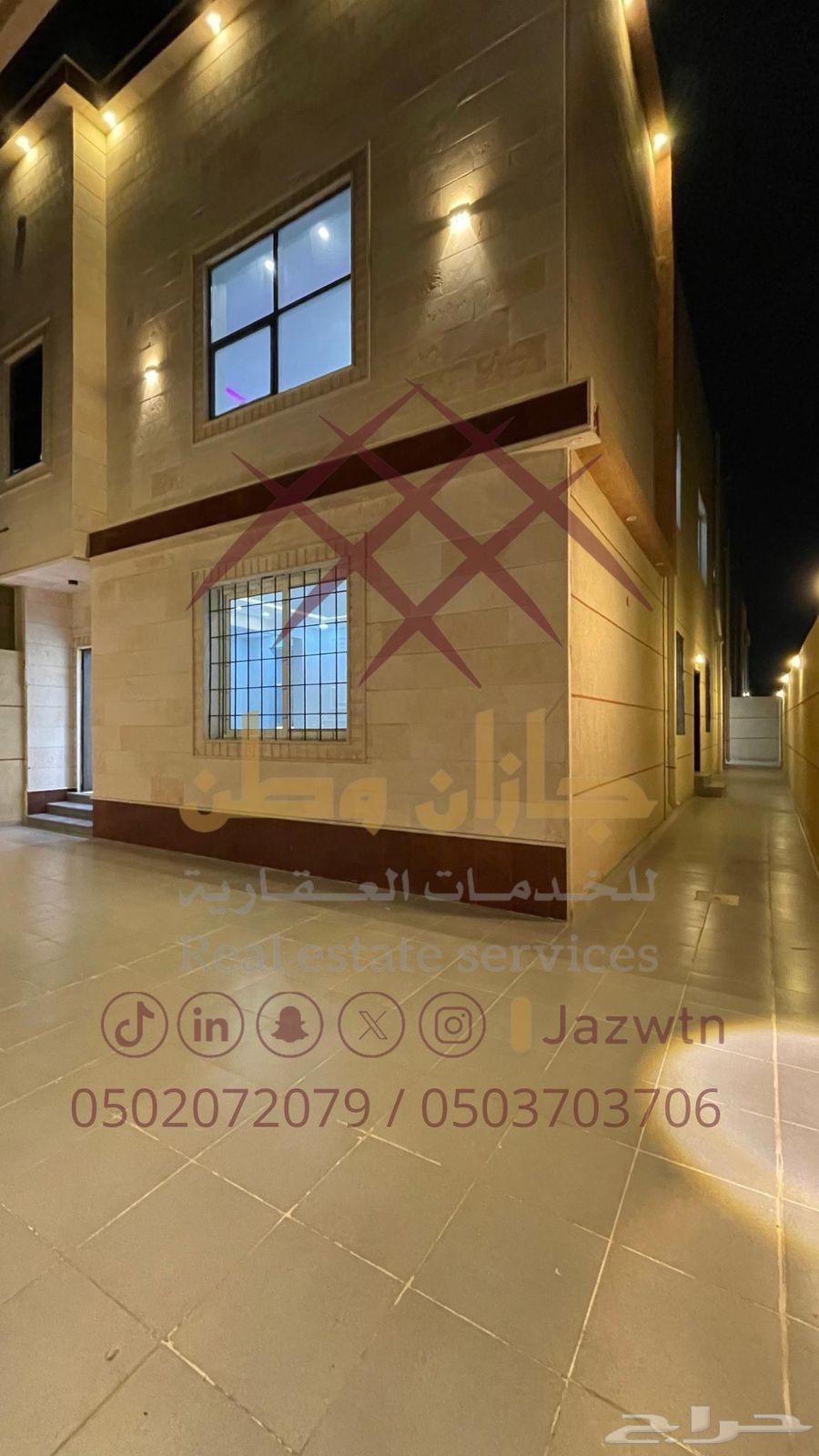 For rent: a two-story villa with 7 rooms in plot 8, Jizan city63016509213826112