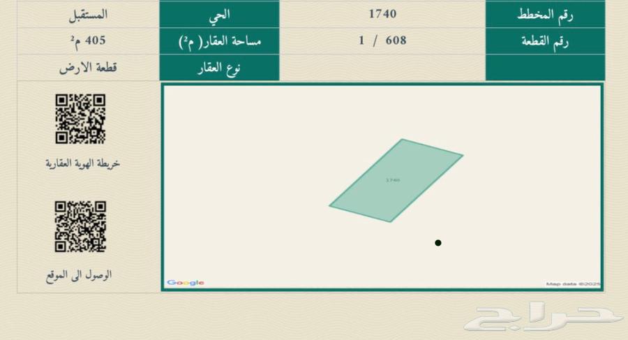 للبيع ارض في مخطط الحزم63014742002947118