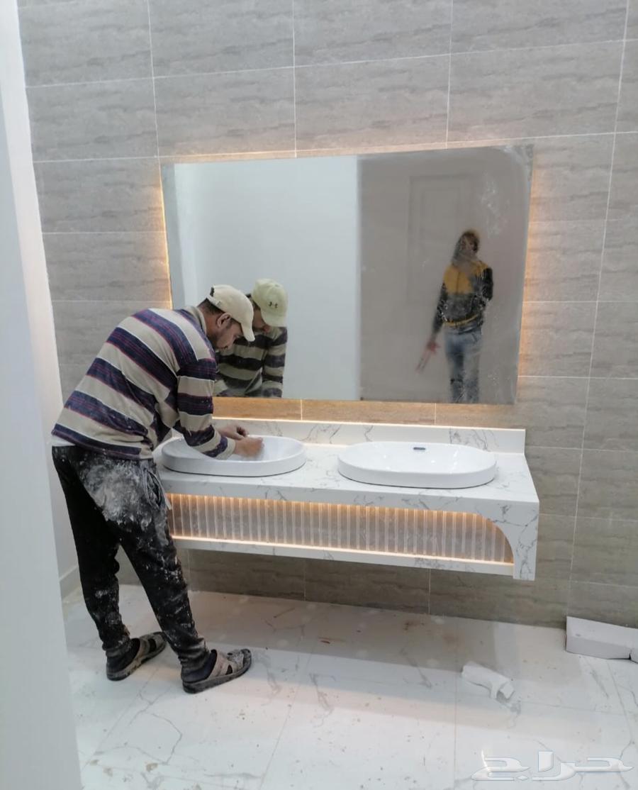 مغاسل رخام طبيعي وصناعة ومطبخ وطولات63020880439554113
