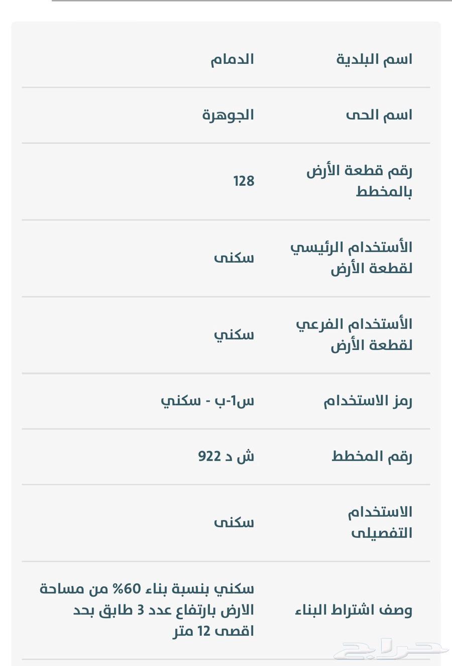 أرض ركنية للبيع بحي البحيرة قدام المدينة العالمية بالدمام63014742508162111