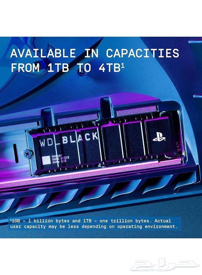 قرص صلب هاردسك 4 تيرا للبلايستيشن 5 من دبليو دي بلاك SN850P63152051598851114
