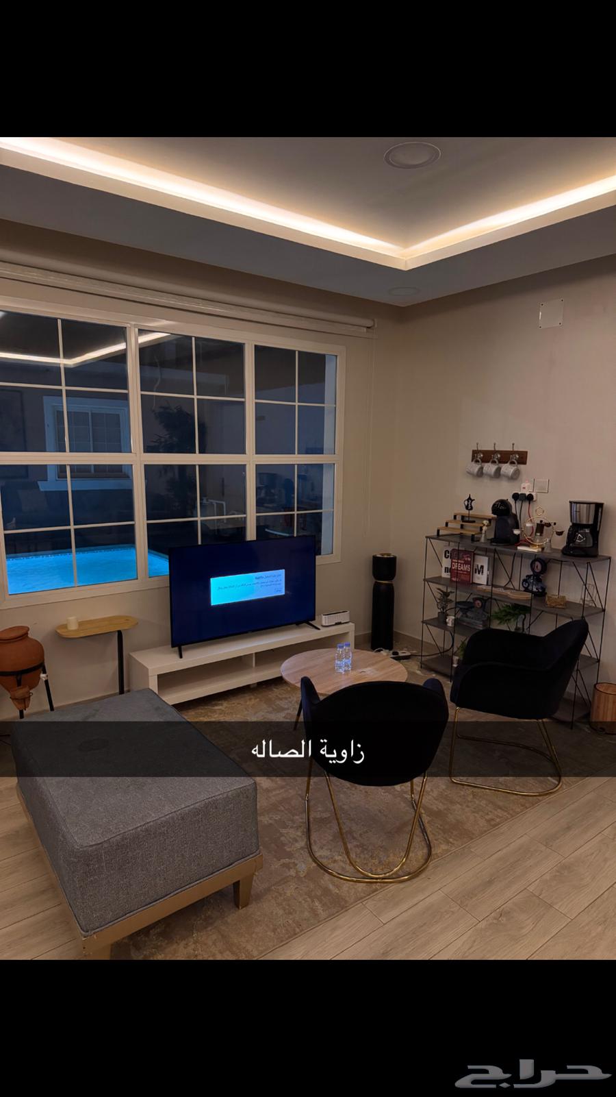 شاليه اجار سنوي جاهز للاستثمار او شخصي حي النخيل - النقيب63014744150658114