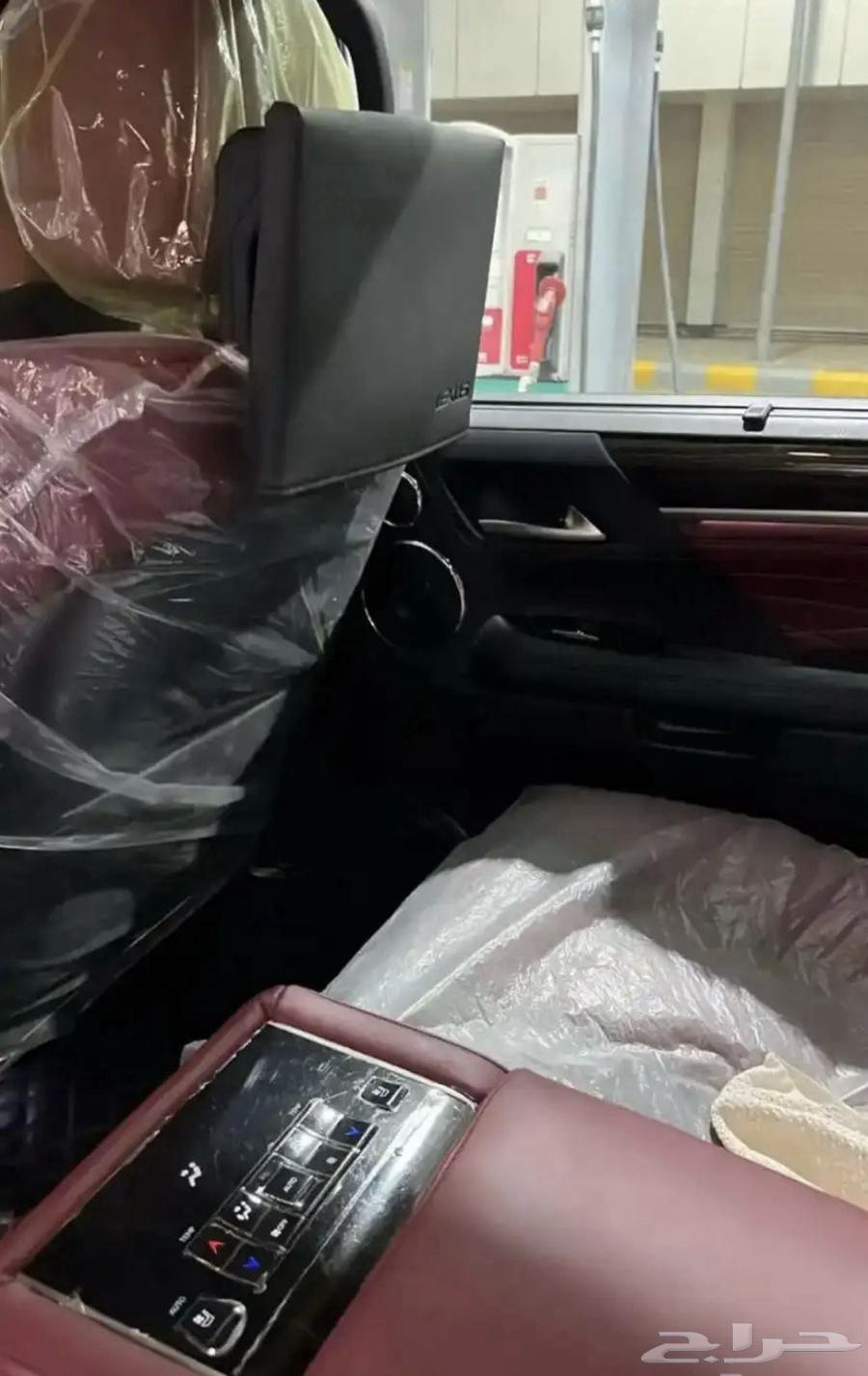 Screen covers, rear pocket lid for Lexus, original factory stretch, all models63220354674819112