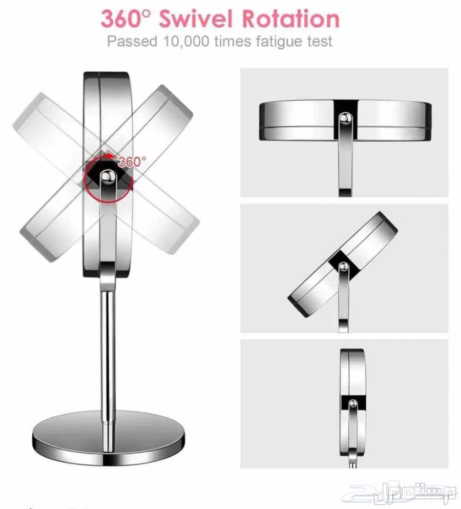 مراة مكياج باضاءة LED - مراة مكبرة  563157196438657111