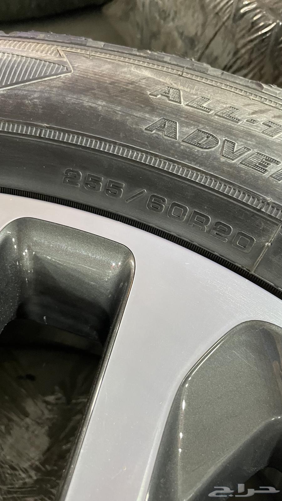 5 جنوط ديفندر HSE اصلي مع كفرات قوديير جديده قمة الراحه63213455949059111