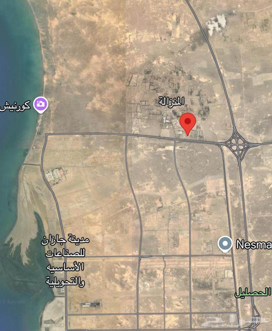 أرض للبيع أمام مدينة جازان الصناعية صك إلكتروني63015213392259112