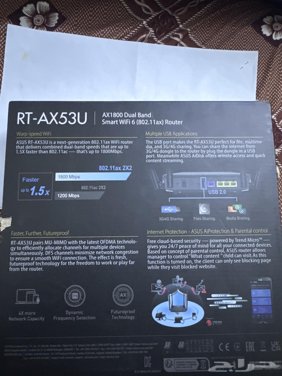 ASUS RT-AX53U router63144171065474111