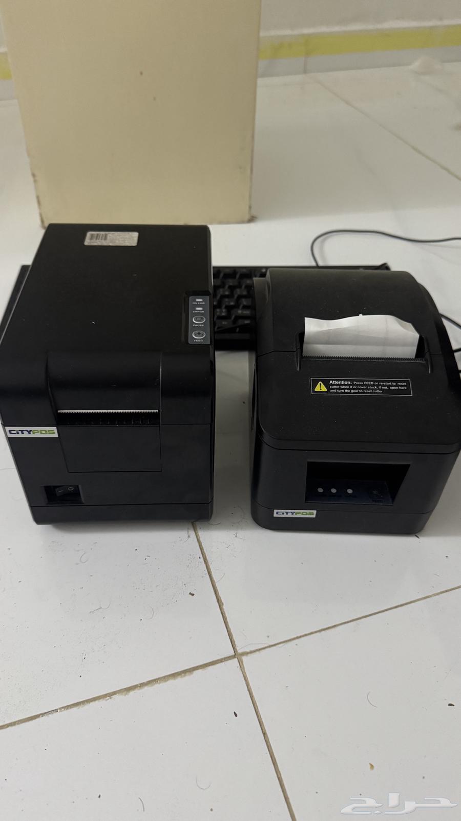 Two barcode printers and semi-new invoices on sum.63495968650754110