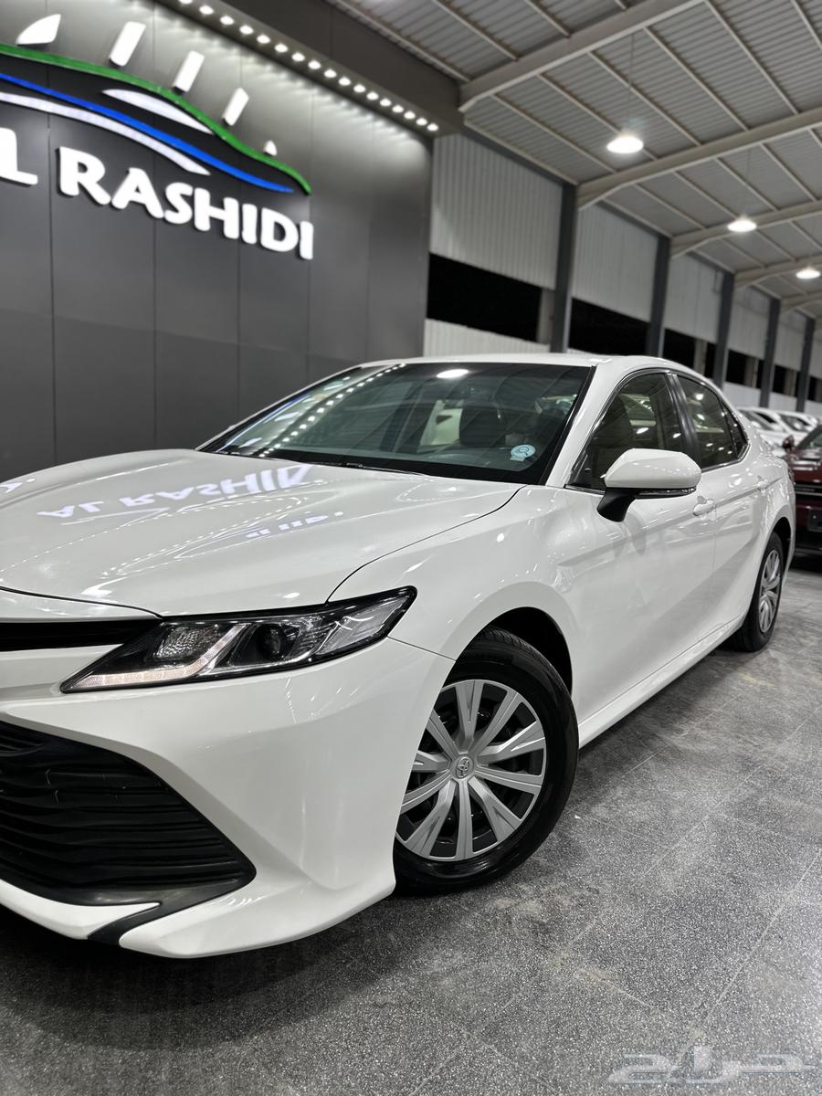 2020 Camry, white, LE trim, available at Al-Obeid Al-Rashidi showroom63205377523969111