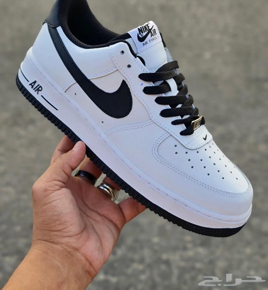 شوز نايك ايرفورس ابيض واسود nike63496101912449110