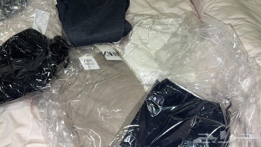 بناطيل من زارا رجالي اصليات طالبتهم من برى (zara new pants )63136702248577114