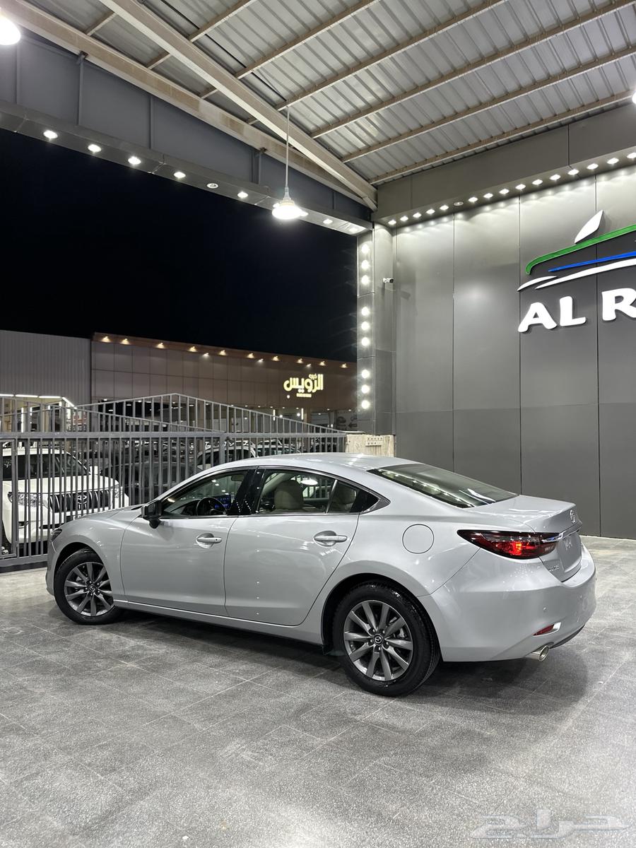 Mazda 6 2023, silver color, available at (Obaid Al-Rashidi) showroom63199163537537114