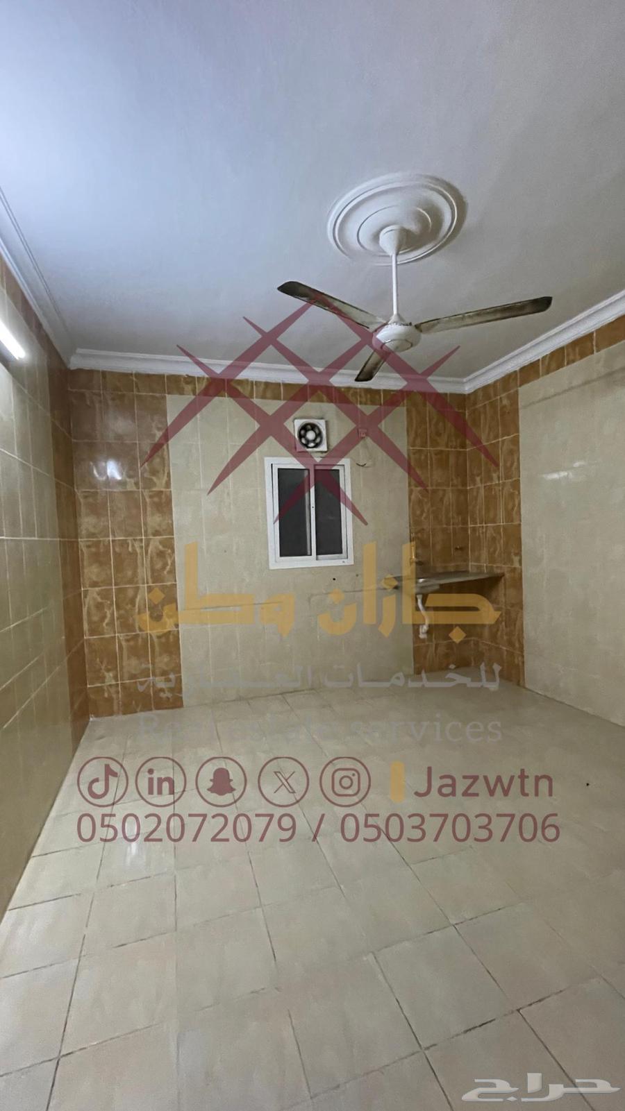 للايجار شقة في حي السويس بمدينة جيزان63010198699138113