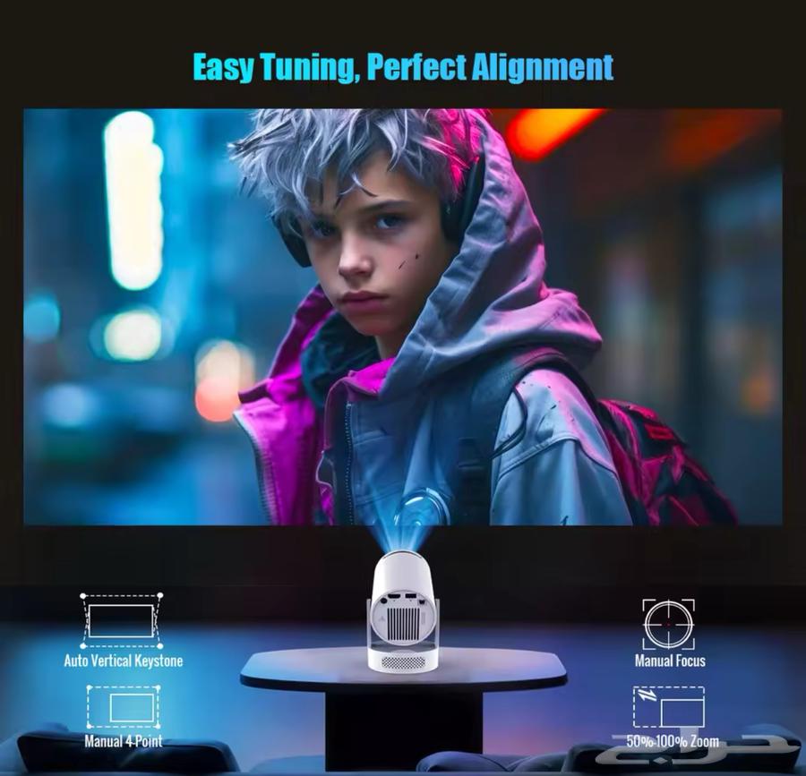 Projector for bedrooms and living rooms available in limited quantity63492722001154111