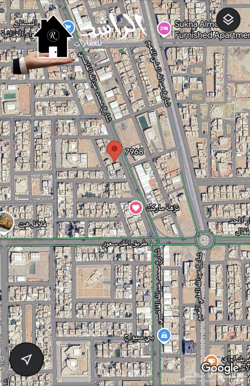 أرض تجارية للبيع بحي القادسية بعنيزة63014272080641111