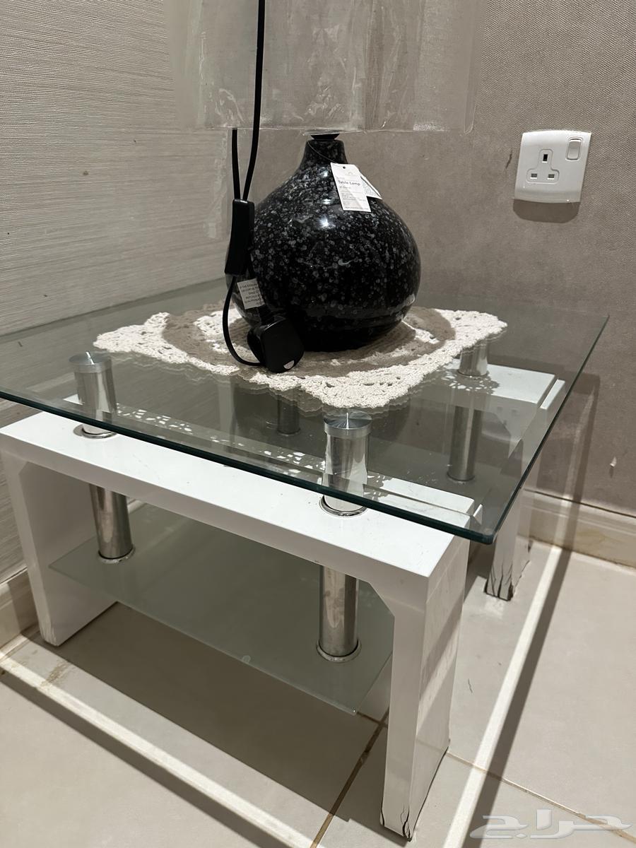 طاولة تلفزيون و جانبيه للبيع63487912451714114