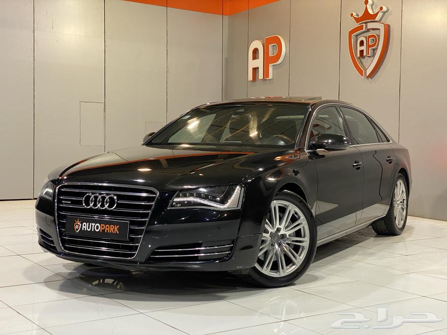 اودي A8L 2014 عداد 143 الف كم بحالة نظيفة63174369708931114