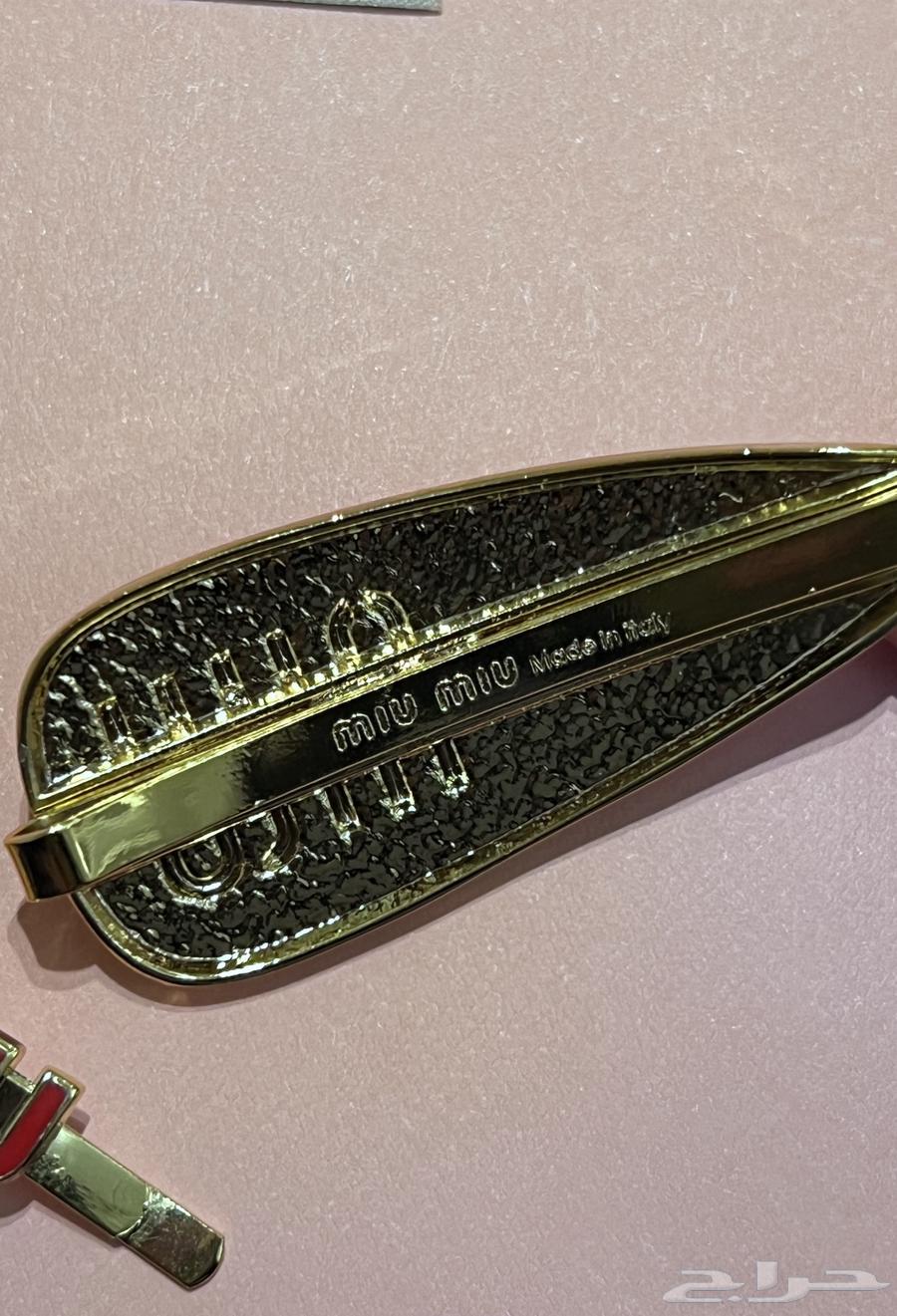 Miu Miu hair accessory clip, branded mark, master quality miu miu63486670110337111