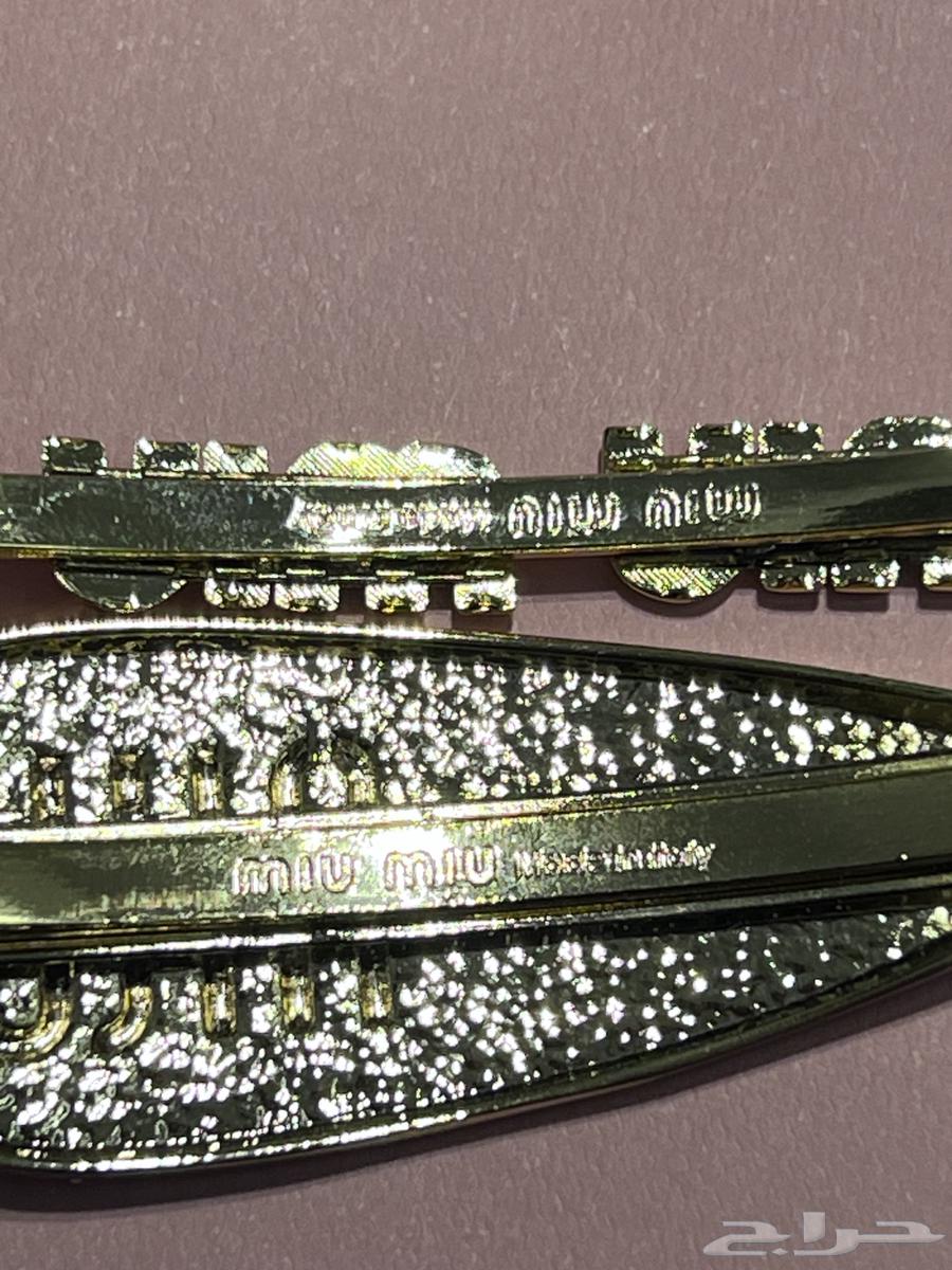 Miu Miu hair accessory clip, branded mark, master quality miu miu63486670110337112
