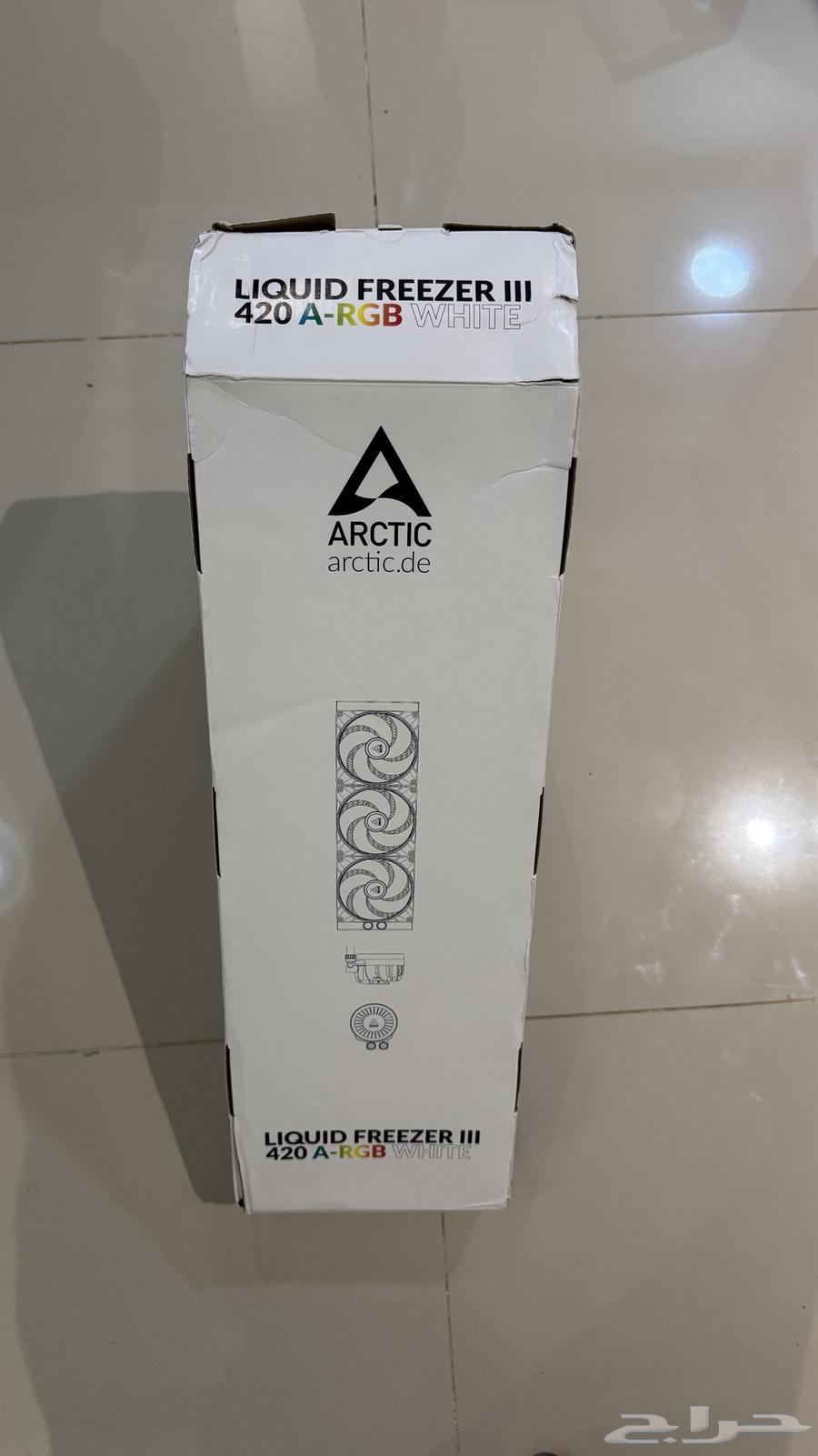 Arctic cooling liquid freezer III A-RGB 420 white63115606050049111