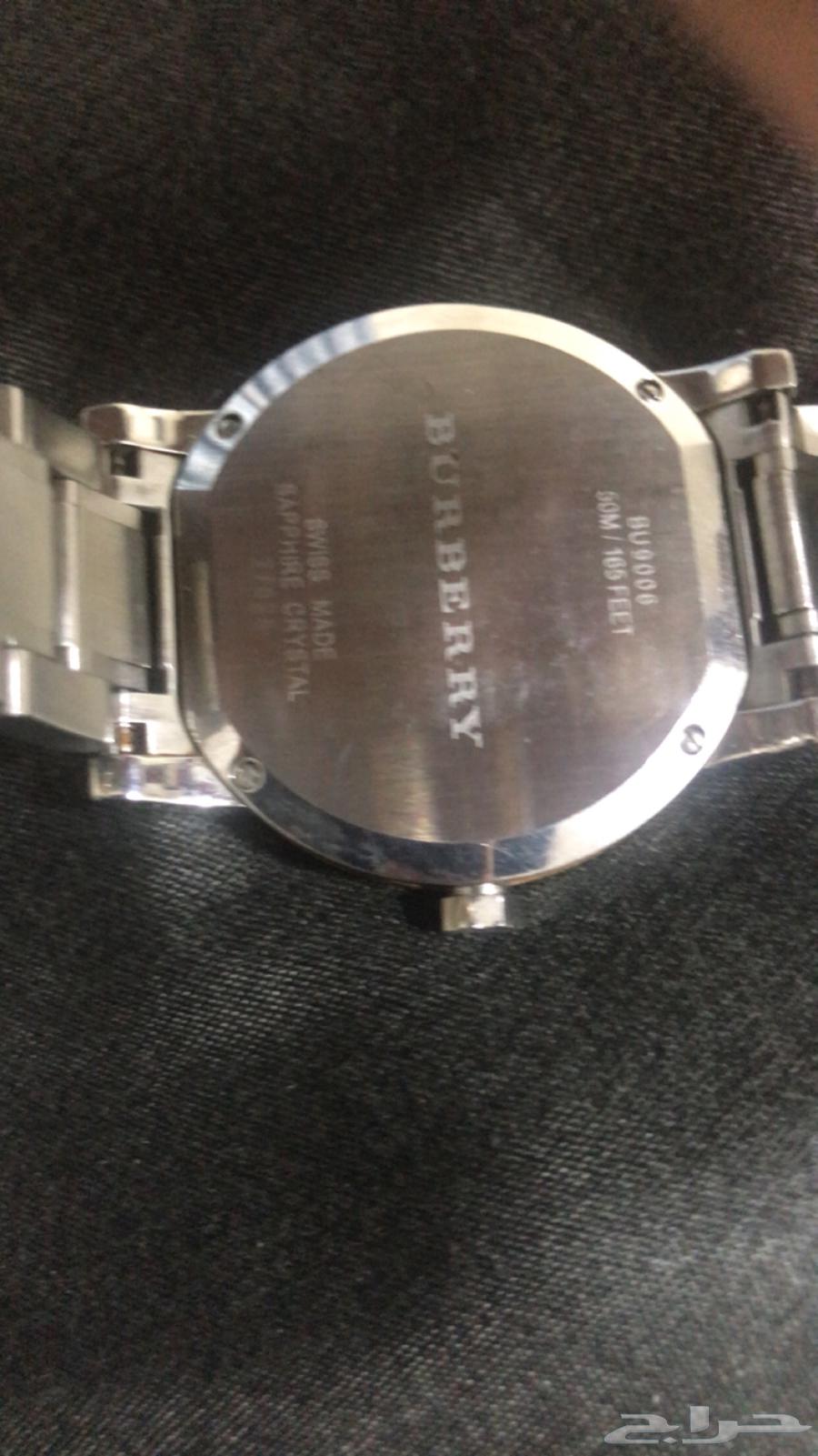ساعه burberry الاصليه63111198059009111