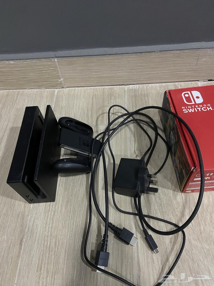 نيتندو سويتش نظيف مع كامل اغراضه وكرتونه63109693012993111