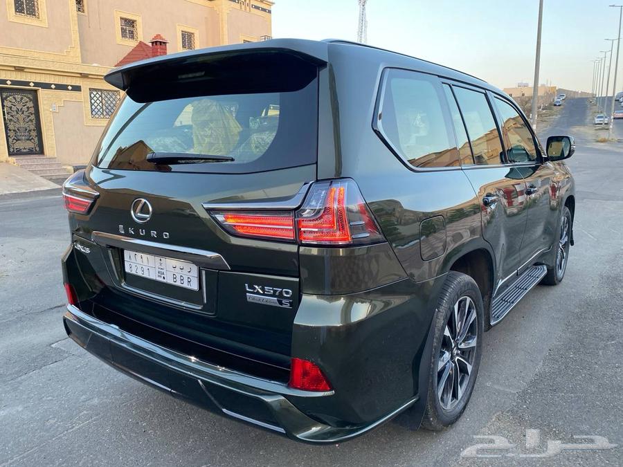 لكزس LX570 2021 بلاك اديشين فل كامل63166661894531114