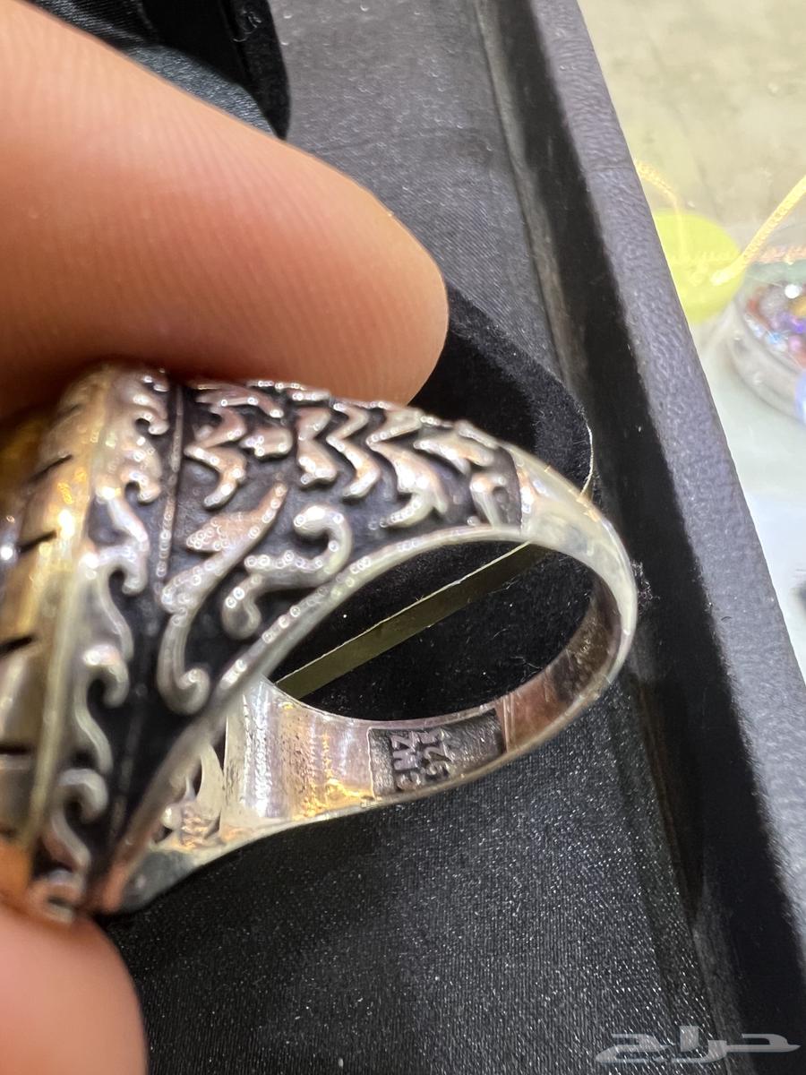 خاتم فضة - عين النمر ( تم البيع )63108262084225112