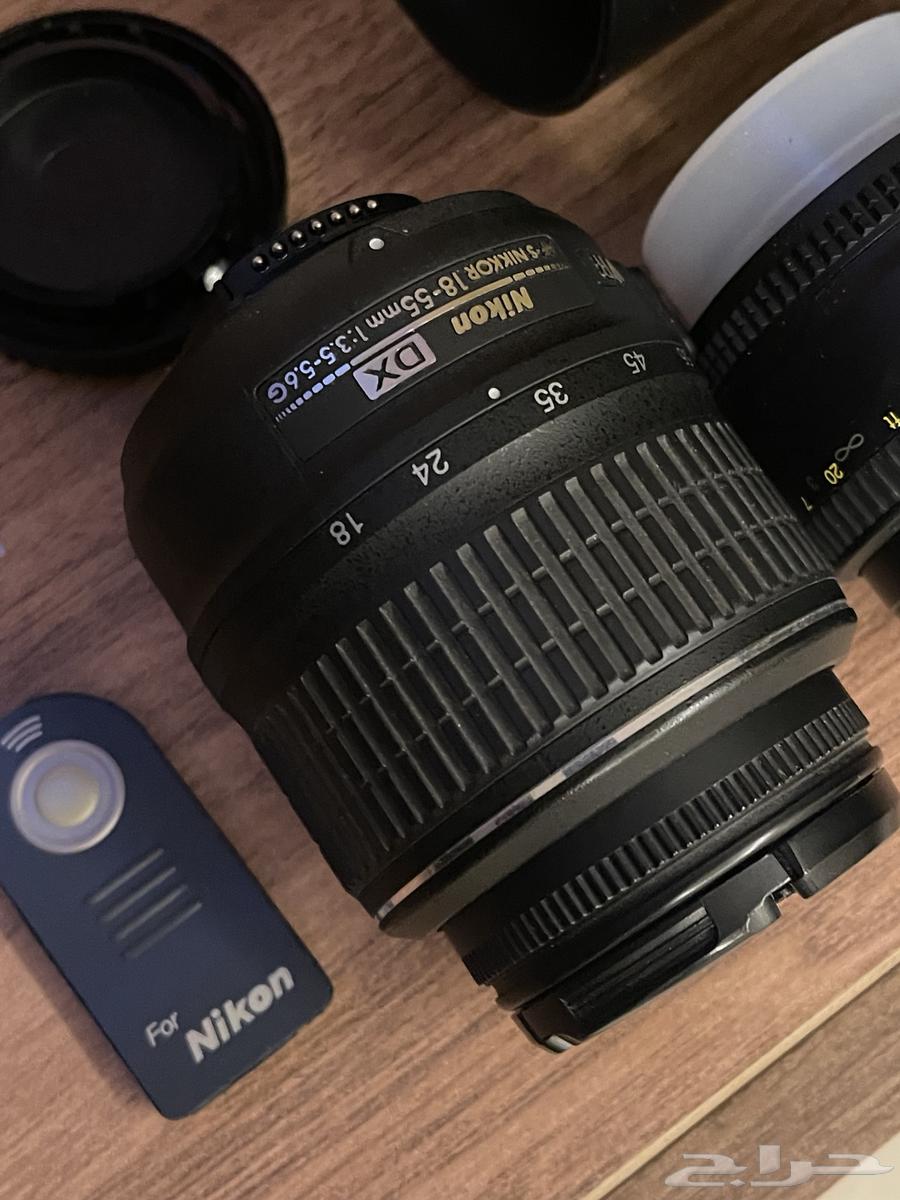 Nikon D5100 camera with three lenses, personal and simple use63109007512321112