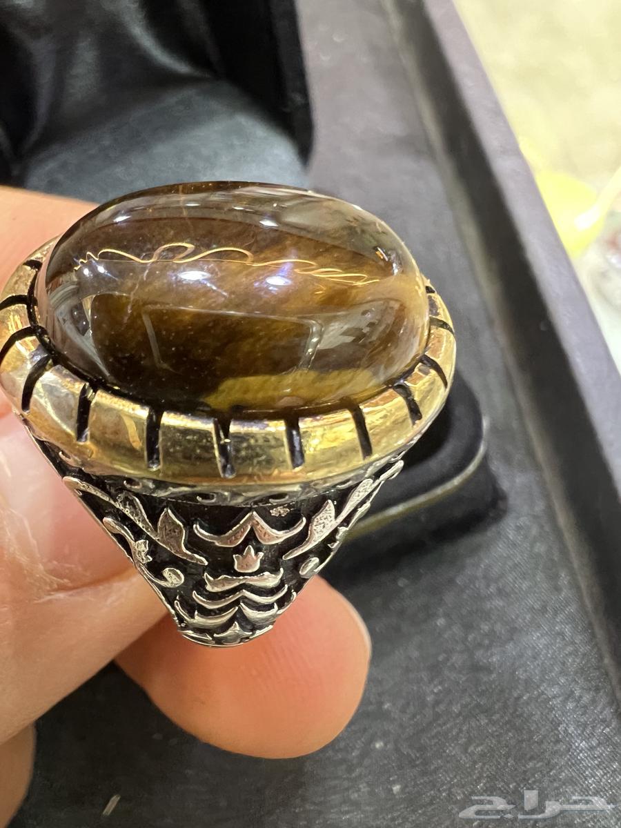 خاتم فضة - عين النمر ( تم البيع )631082620842251124