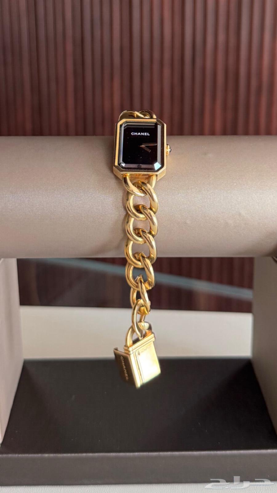 ساعة شانيل Shanel Premiere ذهب (عيار 18) بسعر ممتاز63105643766401111