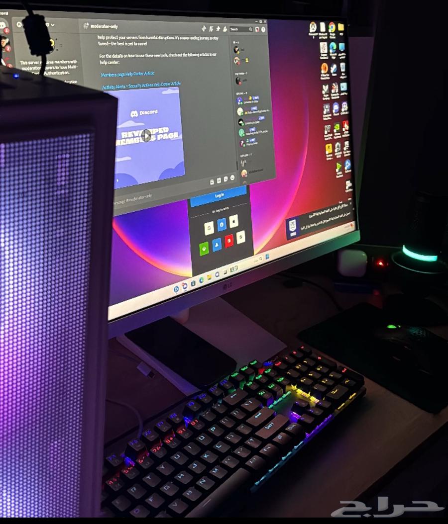 التفاصيل تحتpc rtx3050 للبيع. السعر 2200.63104569544451116