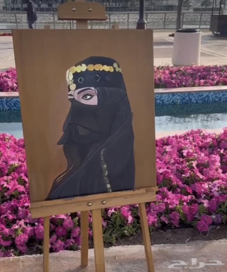 Unique hand-painted board for sale, Saudi heritage63105648417666111