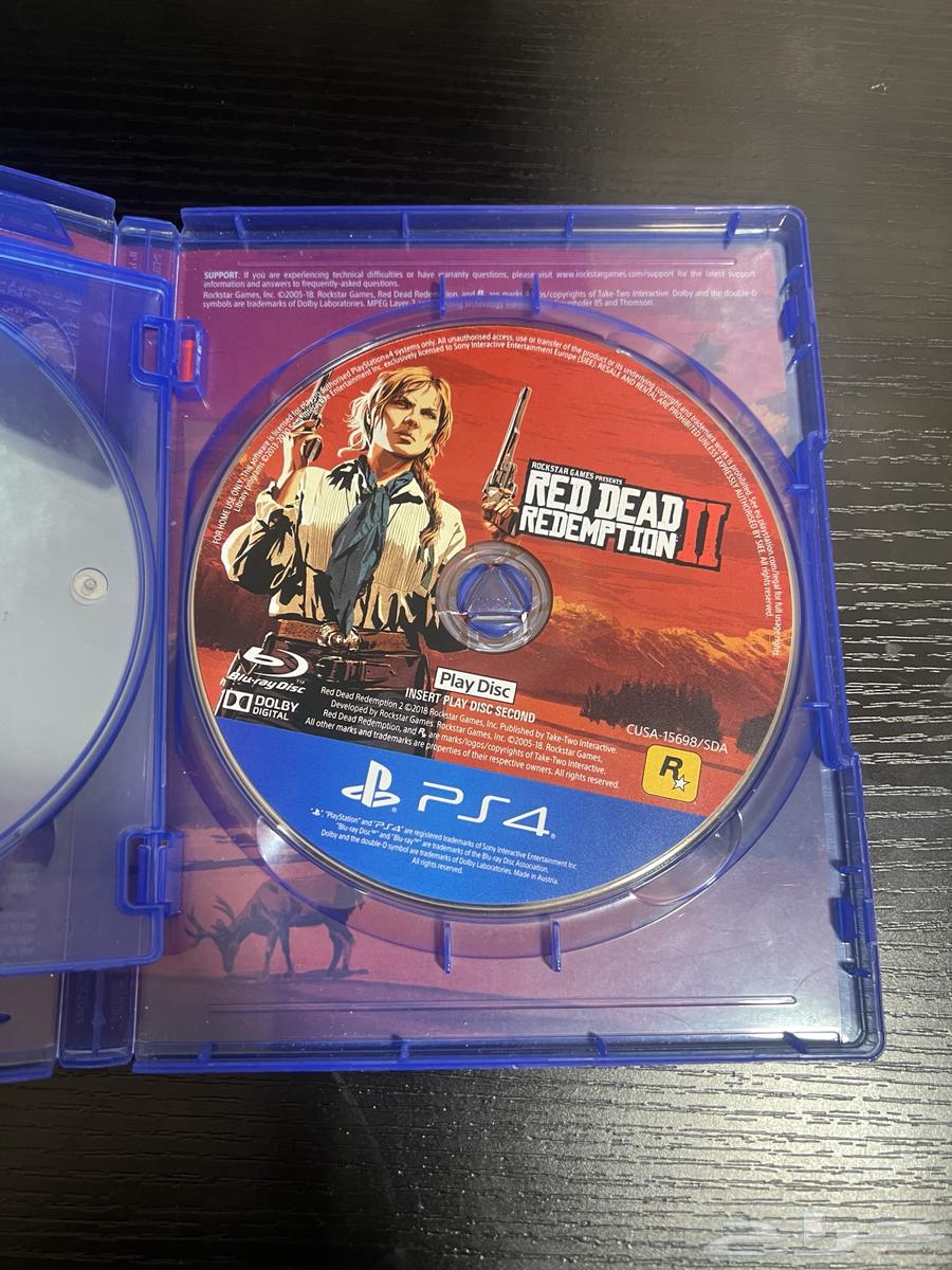 RDR 2 new game, used for 4 months, works on PS4 and PS563443912016385113