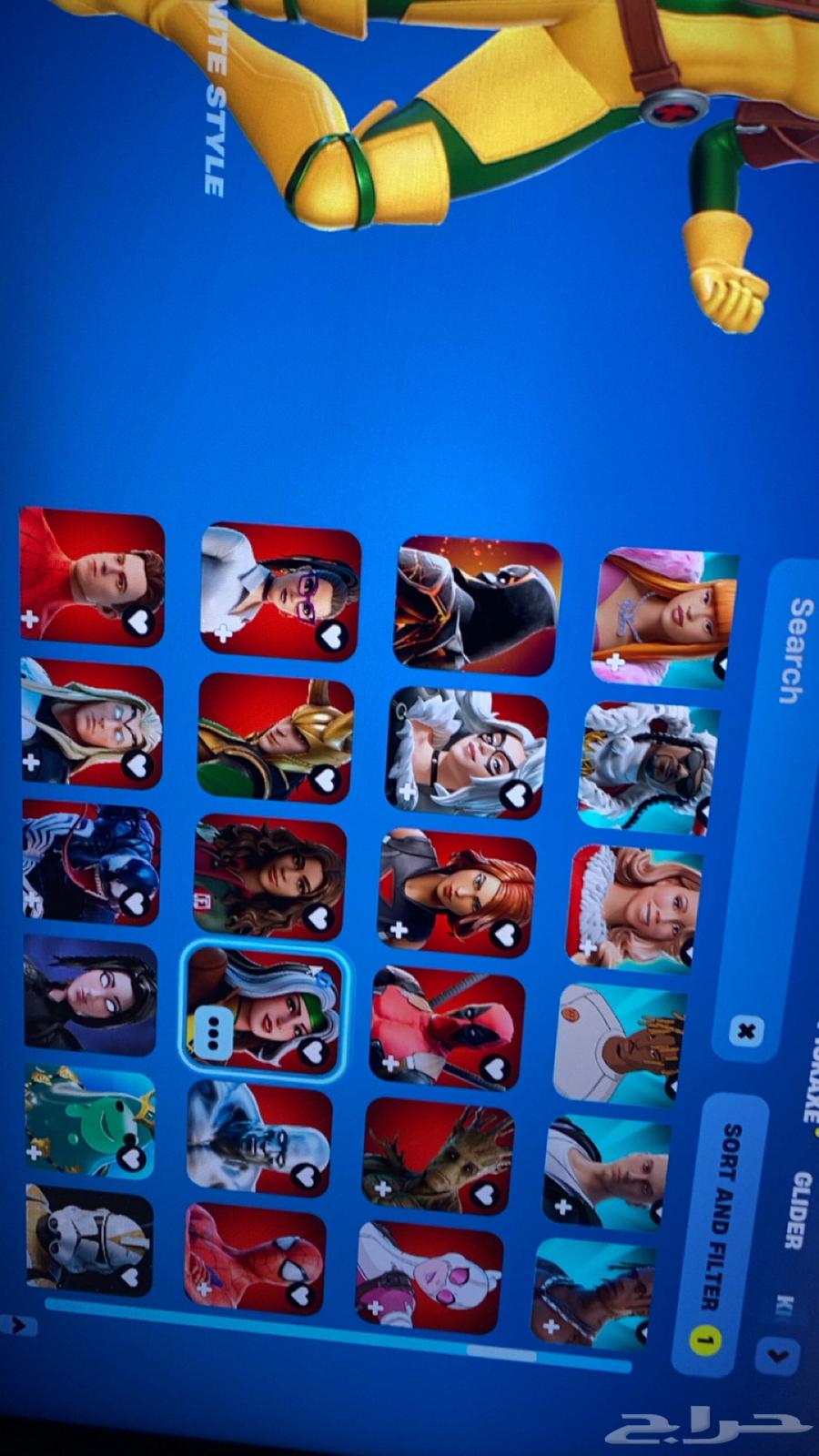 حساب فورت للبيع PC فقط دخول ايبك فقط63481303657218113