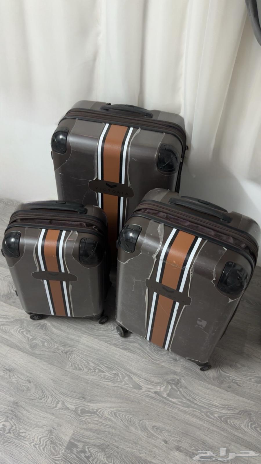 شنط سفر طقم ثلاثه ماركة فكتوريا631064112231691112