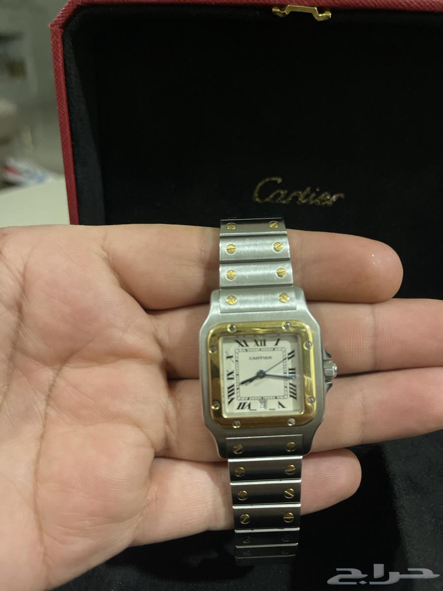 للبيع ساعه كارتير اصليه سانتوس نصف ذهب و استيل63099727102467111