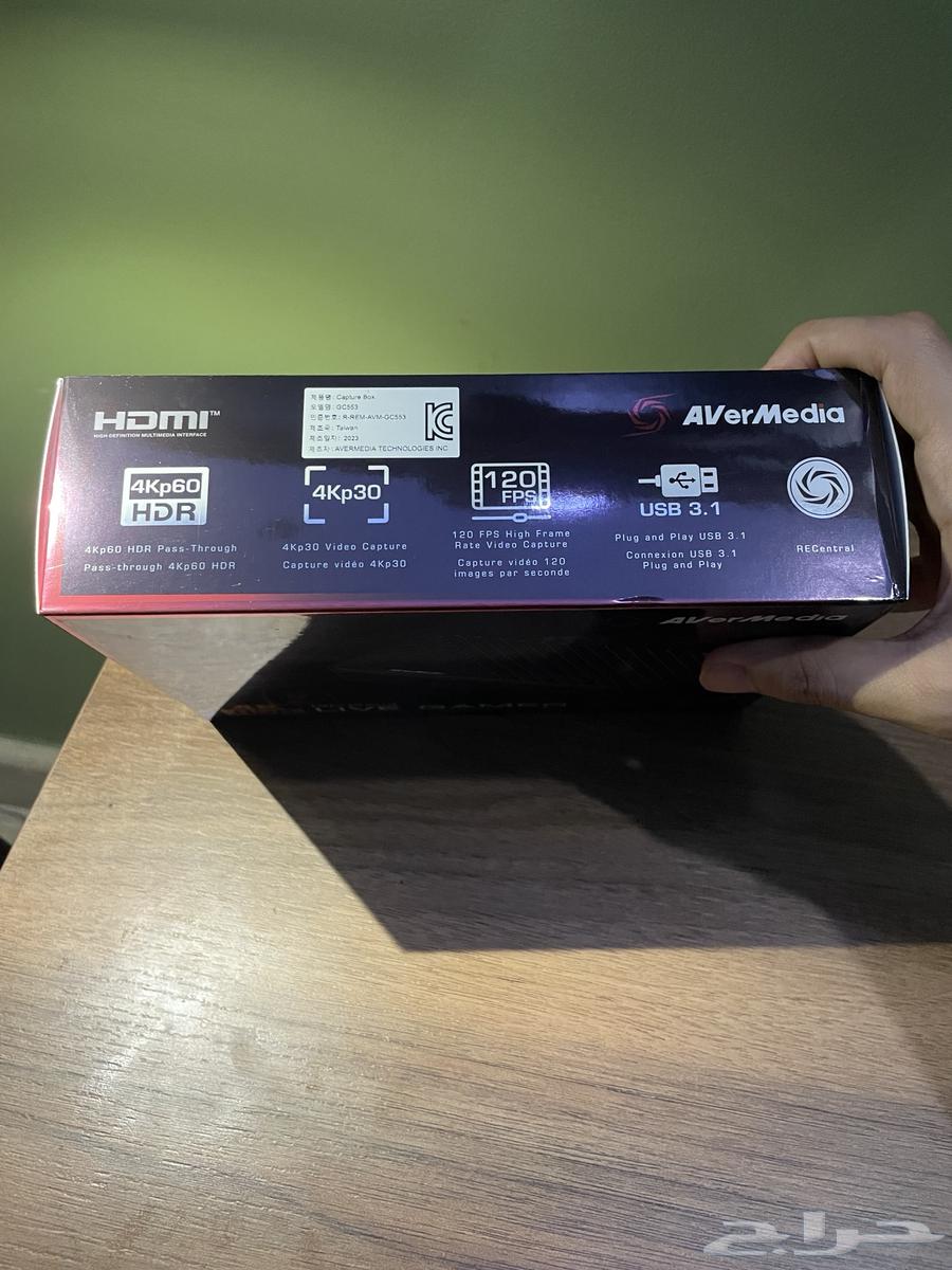 AVerMedia GC553 4K60 HDR Capture Card for Streaming PS5 PC Xbox63096708232321111