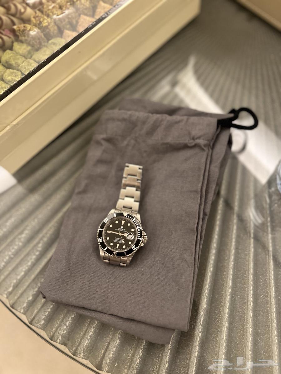 rolex submariner black used ساعة رولكس سبمرينر مستعمل63097110843523112