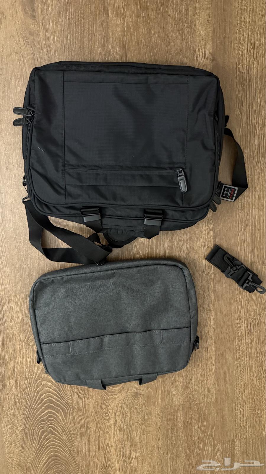 Gray and black laptop bags63093001337090113
